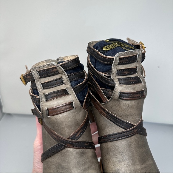 Freebird by Steven Stair Booties Size‎ 8 Bohemian Western Southwestern Leather - Picture 11 of 16